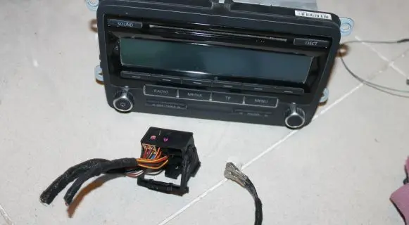 Seat Altea XL Sound system wiring loom 3B7035444 RCD310 5P0035186