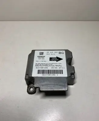 Opel Zafira A Airbag control unit/module 09229303 330518650 BGS1081286