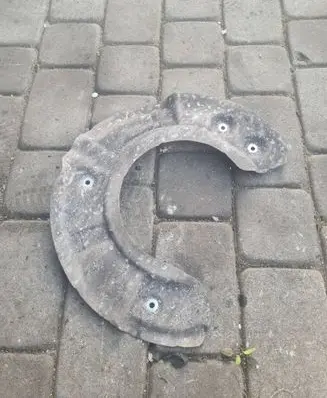 BMW 5 F10 F11 Front brake disc dust cover plate 6775265