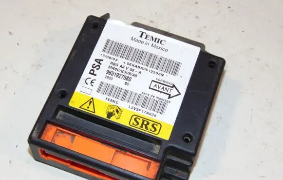 Citroen C3 Airbag control unit/module 9651927580 L5V3F17A9Z6