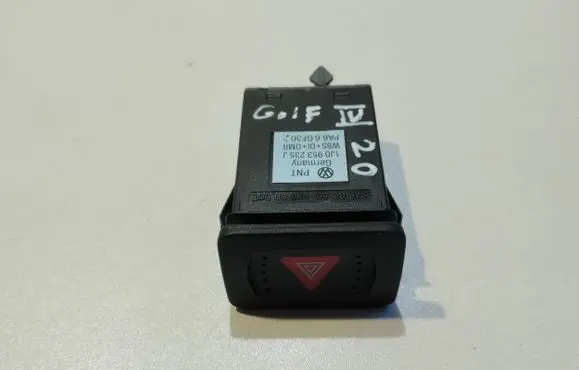 Volkswagen Golf IV Hazard light switch 1J0953235J