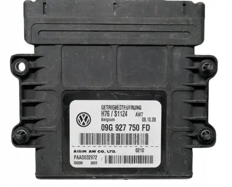 Volkswagen Tiguan Gearbox control unit/module 09G927750FD S1124