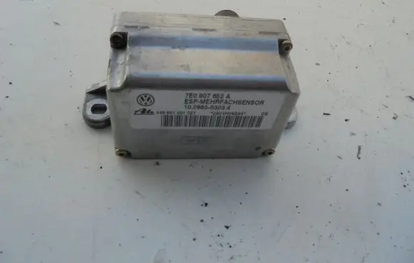 Volkswagen Touareg I ESP acceleration yaw rate sensor 7E0907652A