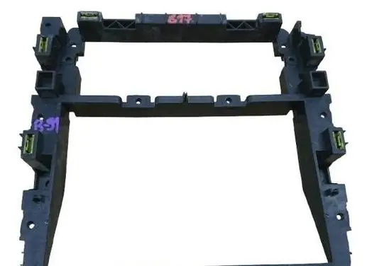 Volkswagen Touran I Radio/GPS head unit trim 1T0858605A