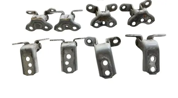 Front door hinge set