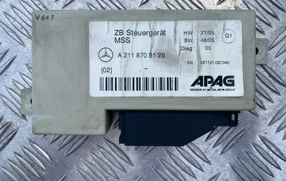 Mercedes-Benz E W211 Other control units/modules A2118708126 061121021340