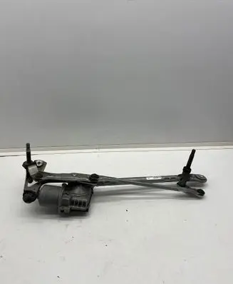 Front wiper linkage and motor
