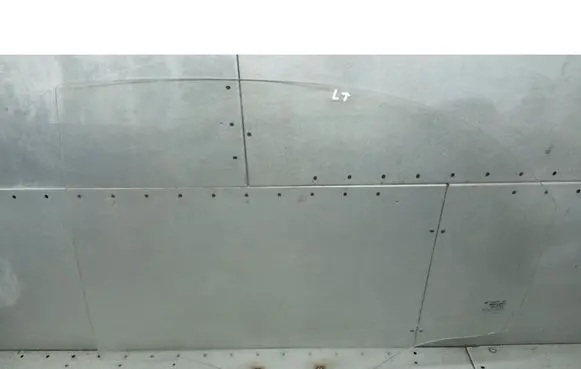 Chevrolet Lanos Rear door window glass