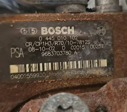 Fuel injection high pressure pump