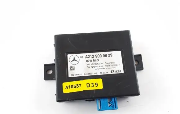 Mercedes-Benz E W212 Gateway control module A2129009829 A2129012306 A2129025811
