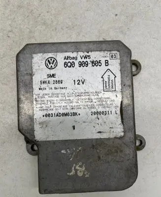 Volkswagen PASSAT B5.5 Airbag control unit/module 6Q0909605B 20000311L 5WK42869