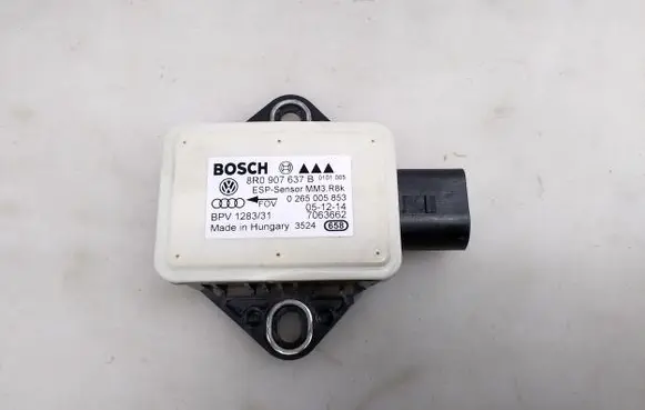 Audi A4 S4 B8 8K ESP acceleration yaw rate sensor 8R0907637B