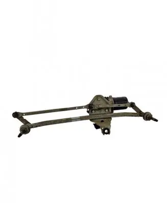 Front wiper linkage and motor