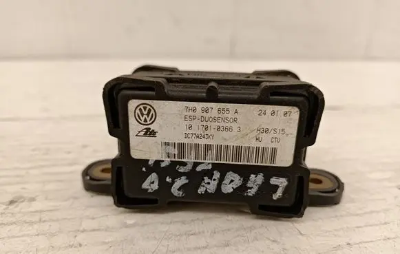 Volkswagen Touran I ESP acceleration yaw rate sensor 7H0907655A