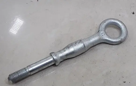 Towing hook eye