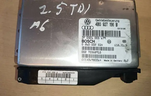 Audi A6 S6 C5 4B Gearbox control unit/module 4B0927156B 0260002514 0501005679