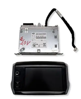 Peugeot 208 I Screen/display/small screen 9805301780 9806730180