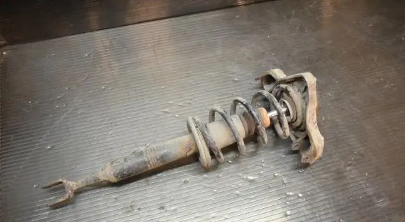 Audi A4 S4 B7 8E 8H Front shock absorber with coil spring