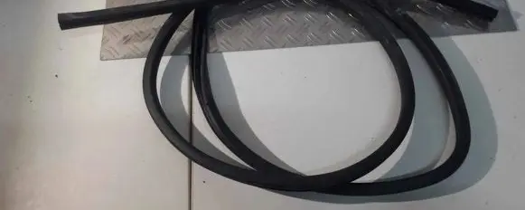 Nissan Leaf II (ZE1) Rubber seal front coupe door window 