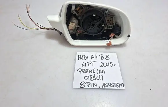 Audi A4 S4 B8 8K Front door electric wing mirror 8K1857410AF 8630422S