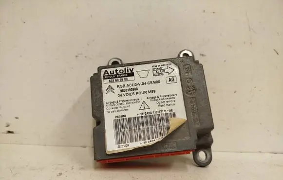 Citroen Berlingo Airbag control unit/module 9653190880 603602500