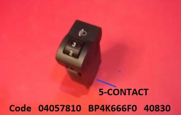 Mazda 3 I Headlight level height control switch 04057810 BP4K666F0