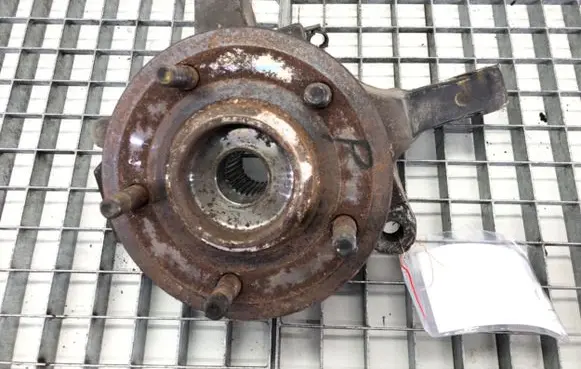 Front wheel hub spindle knuckle