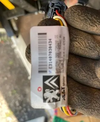 Citroen C4 Cactus Rear bumper camera E31407030434