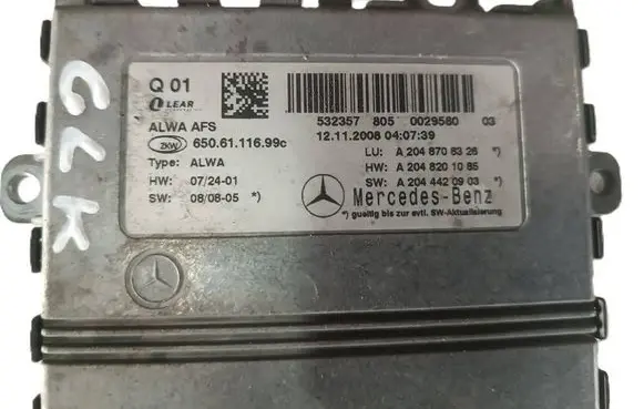 Mercedes-Benz GLK (X204) Xenon control unit/module A2048708326-glk A2048708326 A2048201085