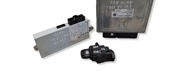 BMW 5 E60 E61 Engine ECU kit and lock set 7559178
