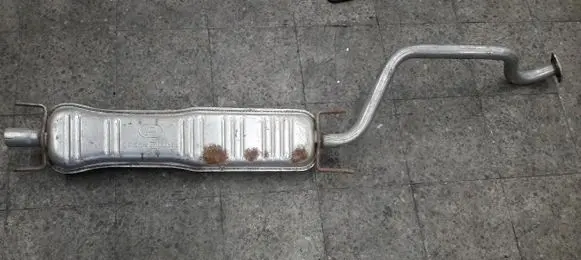 Opel Zafira B Middle muffler/silencer 17536