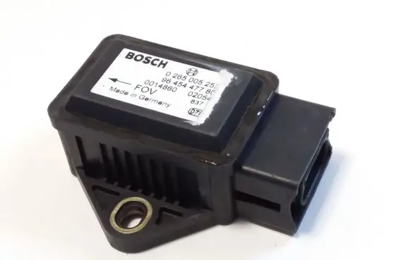 Peugeot 607 ESP acceleration yaw rate sensor 0265005253 9645447780