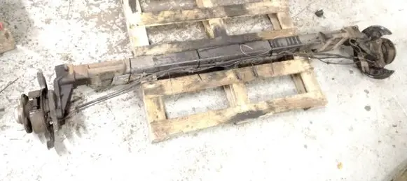 Rear axle beam
