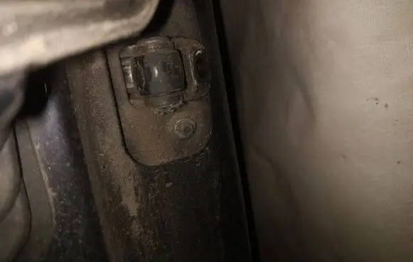 Volvo S40 Front door check strap stopper 