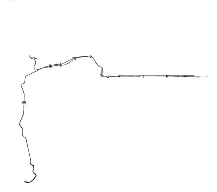 Audi Q3 F3 Brake line pipe/hose 5QF614741AL 5QF614684D