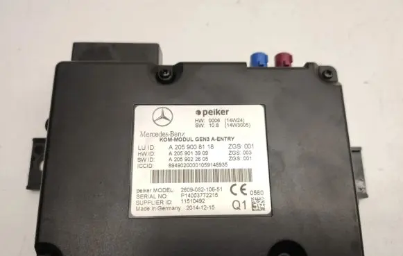 Mercedes-Benz C W205 GPS navigation control unit/module A2059008118