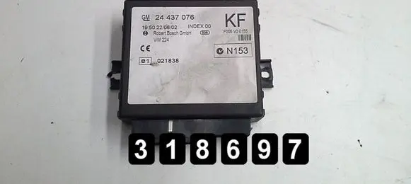 Opel Zafira A Engine control unit/module 24437076