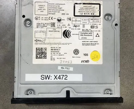 Volkswagen T-Roc Navigation unit CD/DVD player 3Q0035842C
