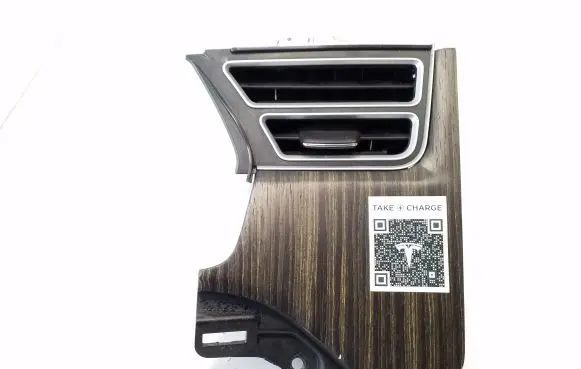 Tesla Model S Dashboard side air vent grill/cover trim 100782700C