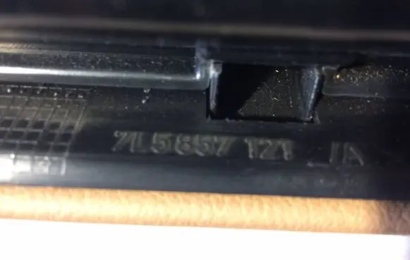 Porsche Cayenne (9PA) Glove box 7L5857121