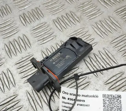 BMW 3 F30 F35 F31 Mass air flow meter 8605565 0280218324