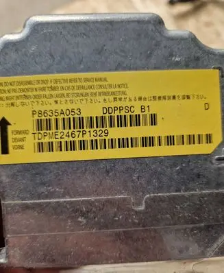 Mitsubishi Outlander Airbag control unit/module P8635A053 DDPPSCB1 TDPME2467P1329