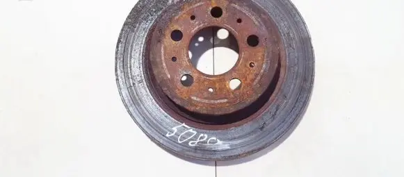 Volvo S80 Rear brake disc neventiliuojamas