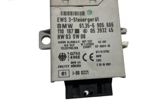 BMW 5 E39 Immobilizer control unit/module 6905666 61356905666 05393245