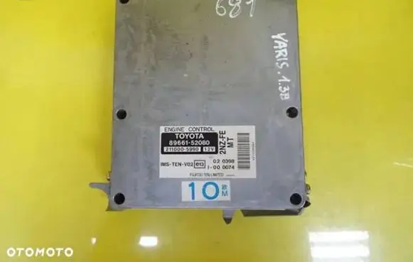 Toyota Yaris Engine control unit/module 8966152080 211000-5990