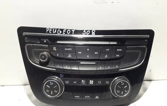 Peugeot 508 Climate control unit 96656643XZ