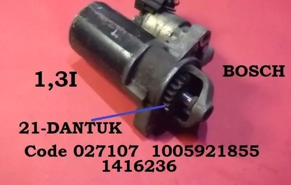 Ford Ka Starter motor 1416236 027107