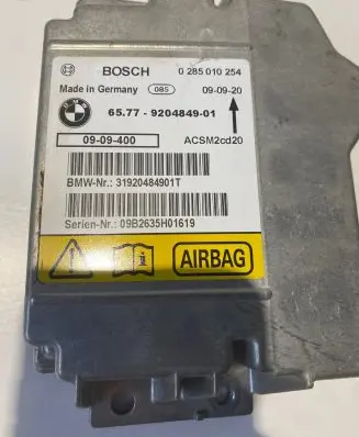 BMW X5 E70 Airbag control unit/module 31920484901T 0285010254 9204849