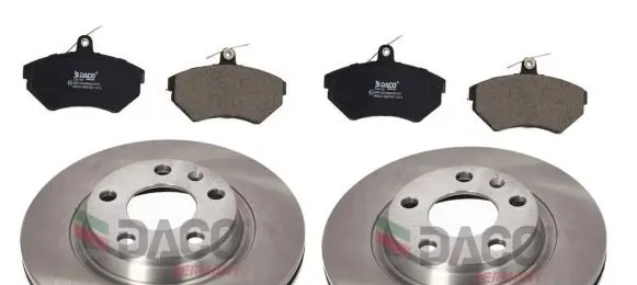 Volkswagen PASSAT B5 Brake discs and calipers set 324739 604760