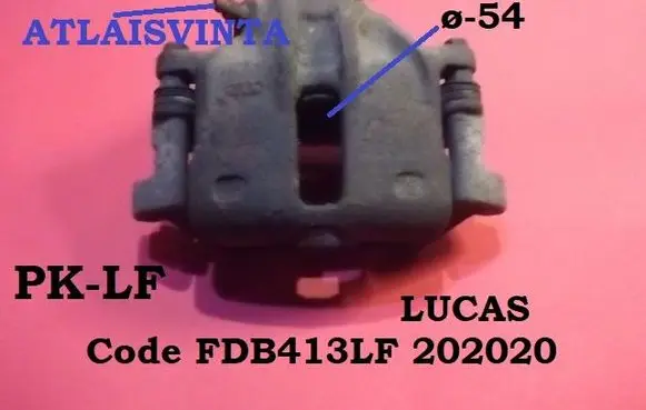 Front brake caliper